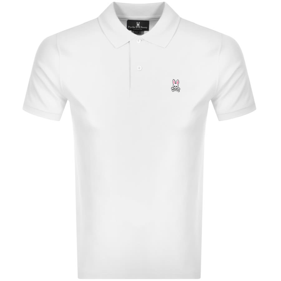 Alternative Image for ProductPsycho Bunny Classic Polo T Shirt White1